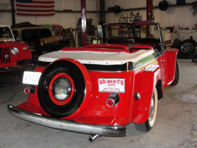 JEEPSTER…RAG TOP!  1950             STK# 735